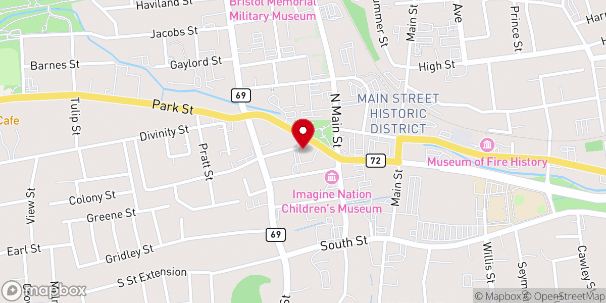Map showing location of Saint Anthony Church-Saint Francis DeSales Parish