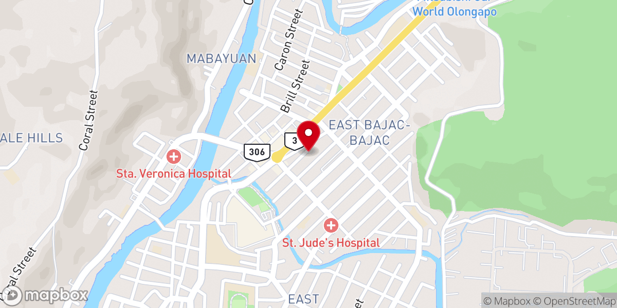Map showing location of Jesus is the Way, the Truth and the Life Church