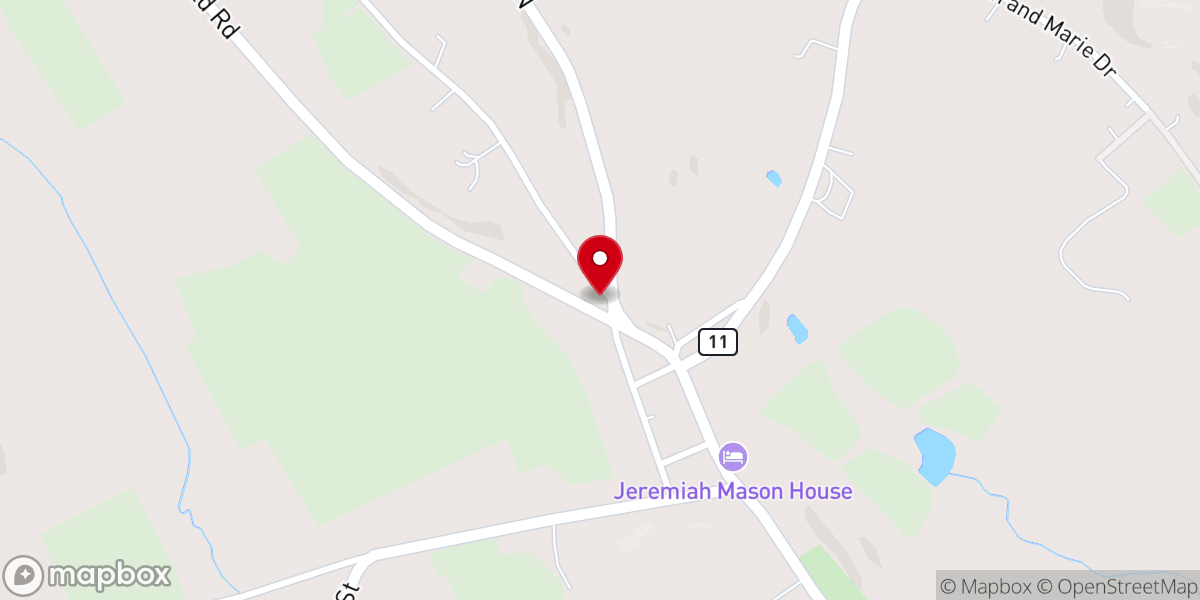 Map showing location of Limerick Free Baptist Church