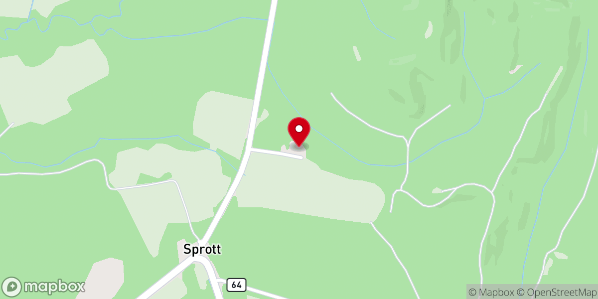 Map showing location of Provewell Church