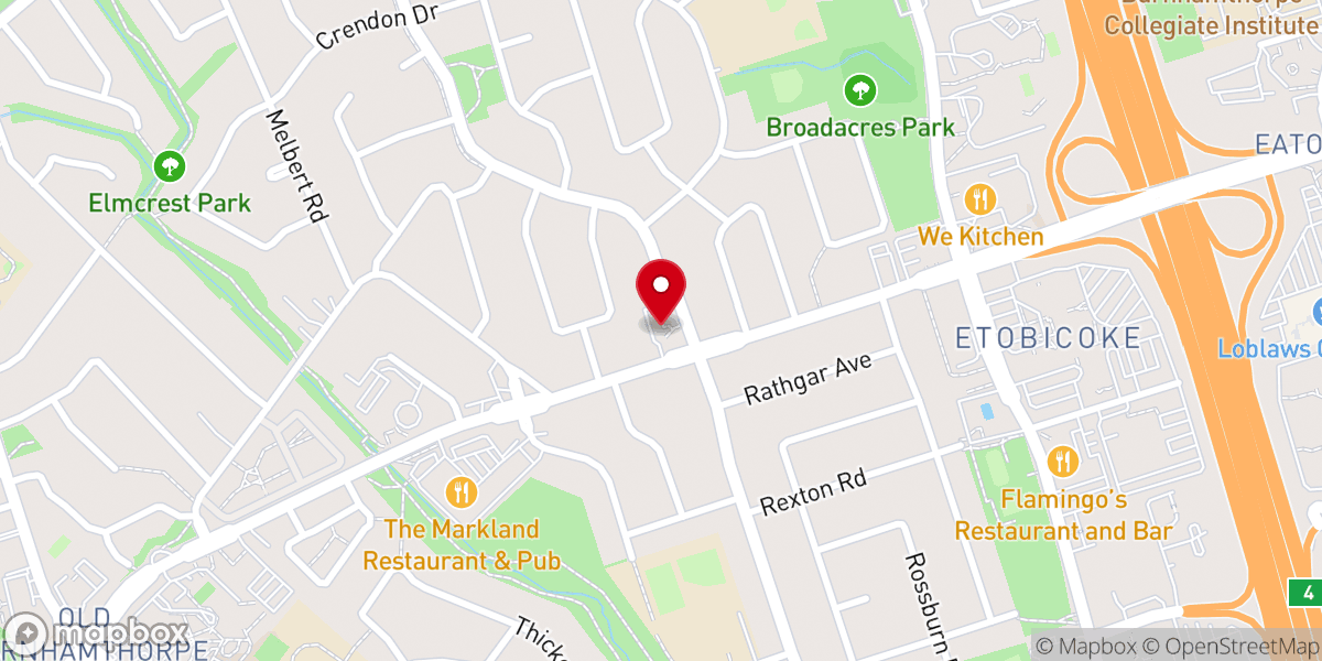 Map showing location of Renforth Baptist Church