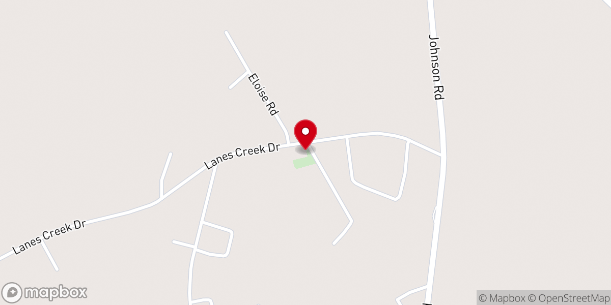 Map showing location of Chester Hill Baptist Church