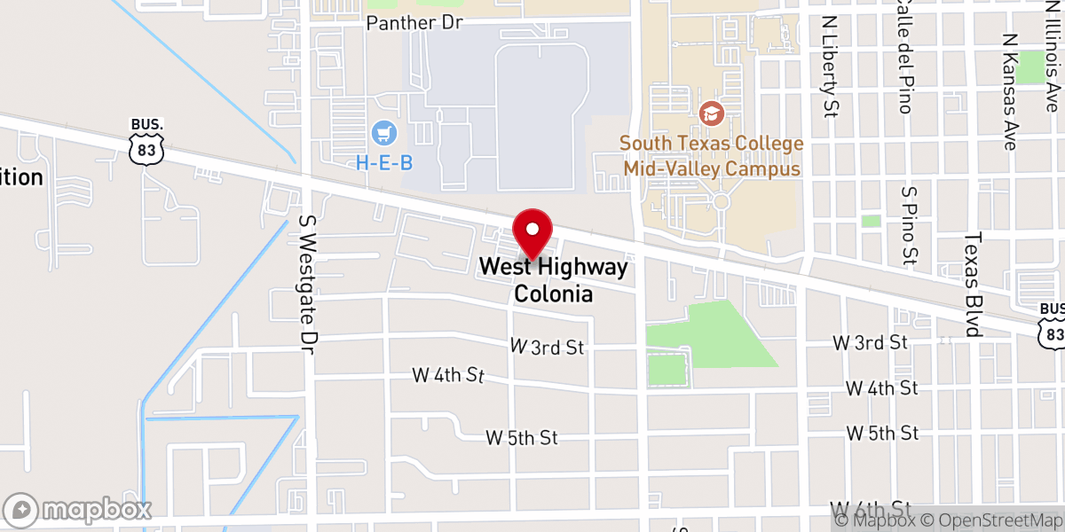 Map showing location of The Family Church