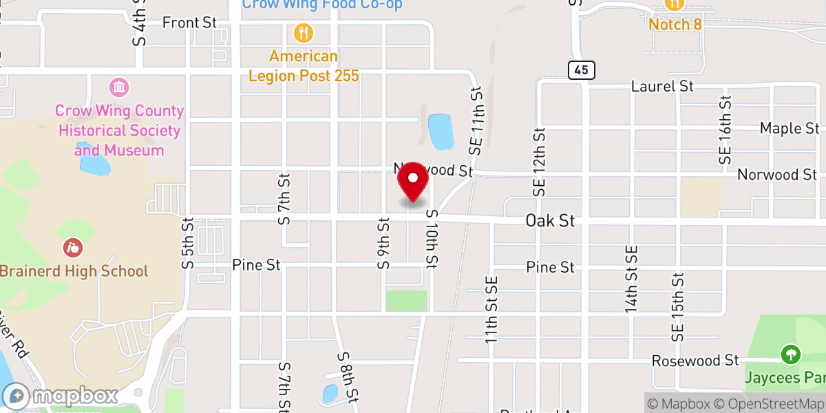 Map showing location of Sharing Bread Soup Kitchen