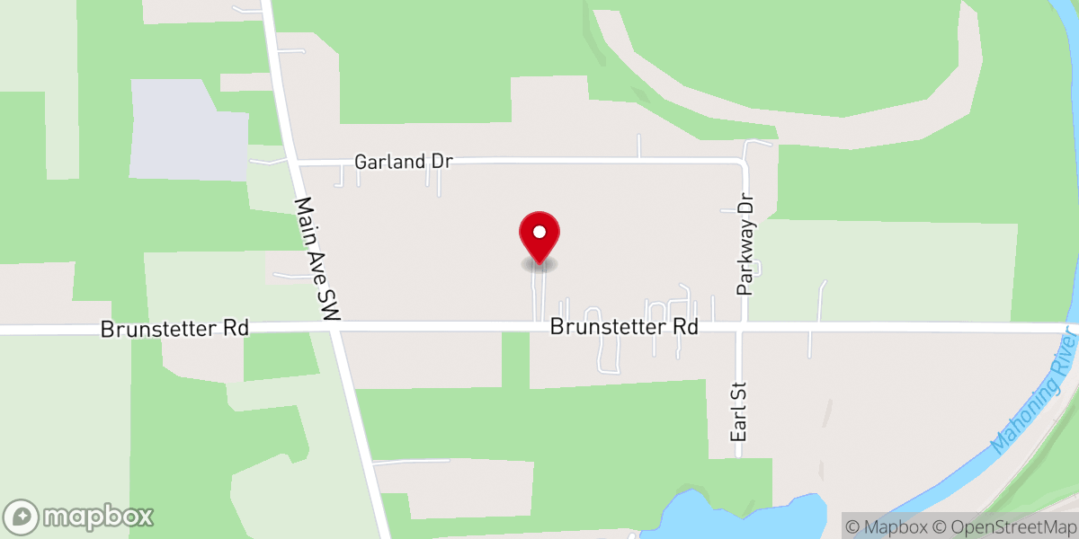 Map showing location of Abundant Grace Church