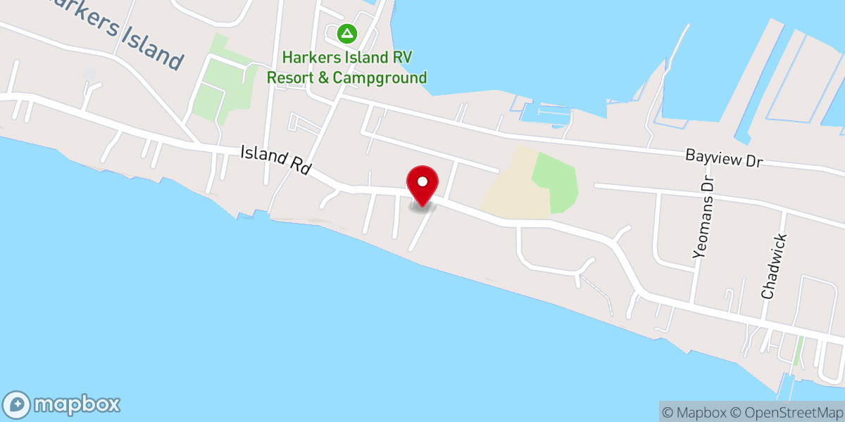 Map showing location of Huggins Memorial Baptist Church