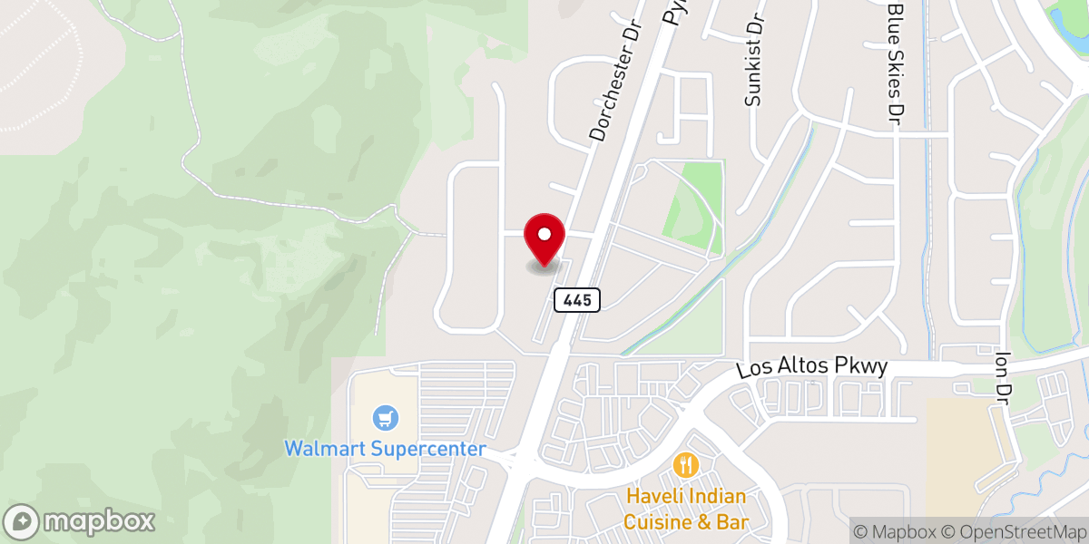 Map showing location of Amistad Cristiana Sparks