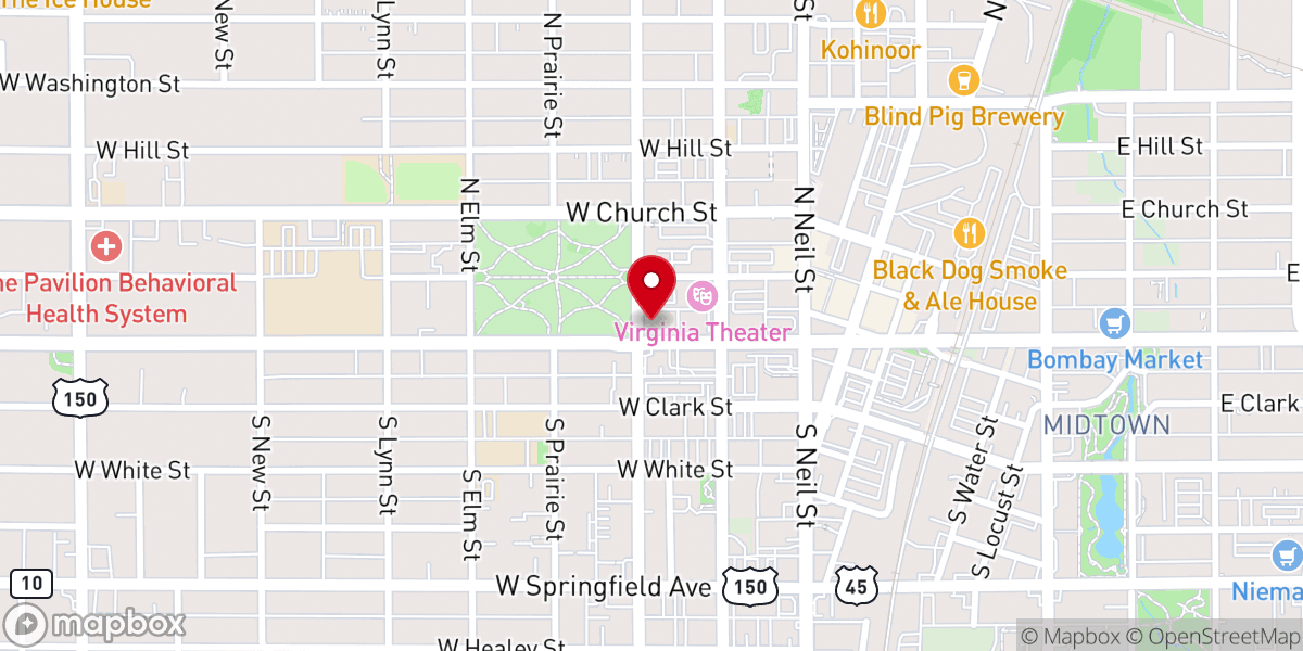 Map showing location of Emmanuel Memorial Episcopal Church