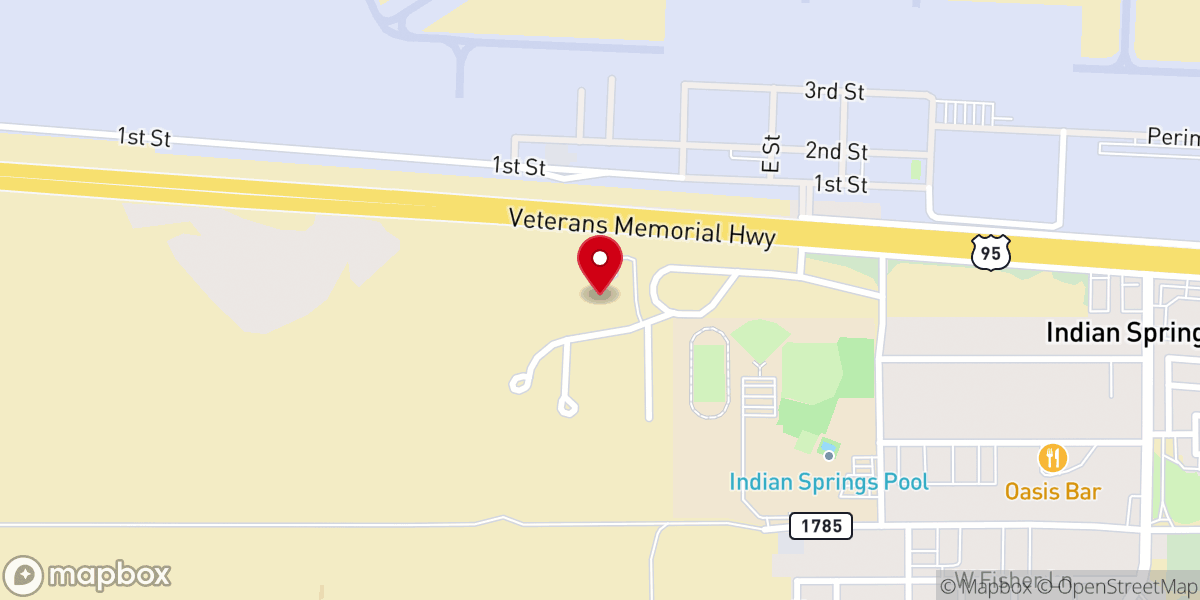 Map showing location of Echos of Faith church