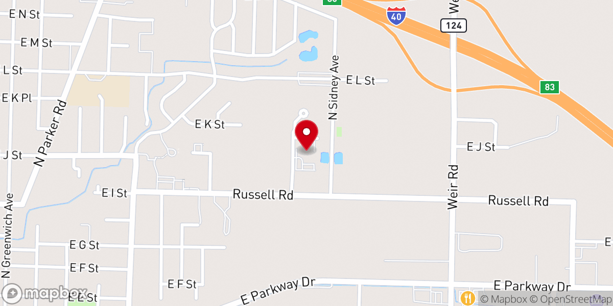 Map showing location of CrossLife Church