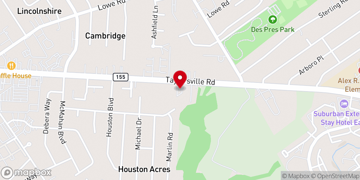 Map showing location of Grace Community Church of the Nazarene