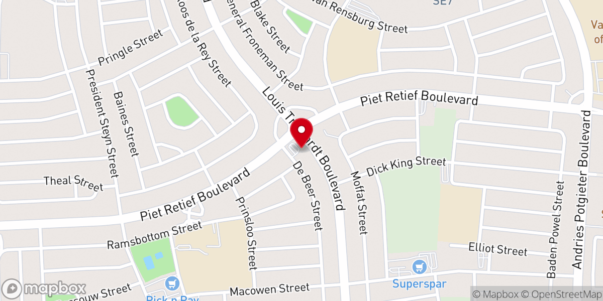 Map showing location of cornerstone community church