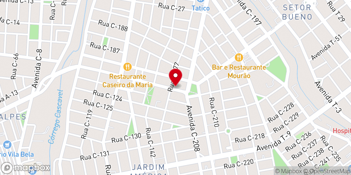Map showing location of AD Ministério Jardim América