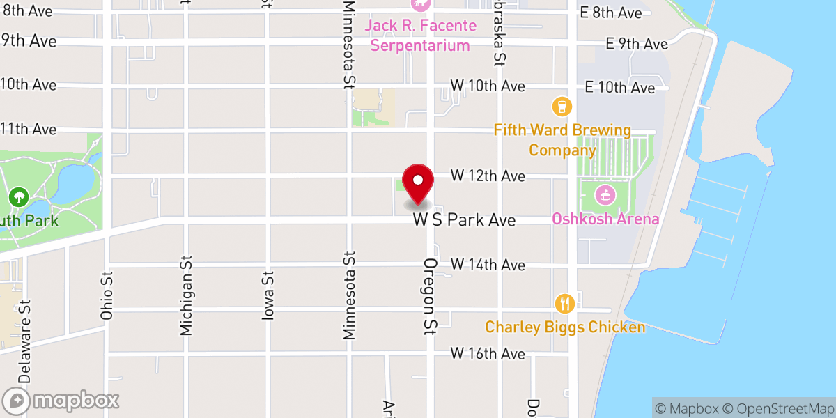 Map showing location of Saint Vincent Church (St. Jude Parish)