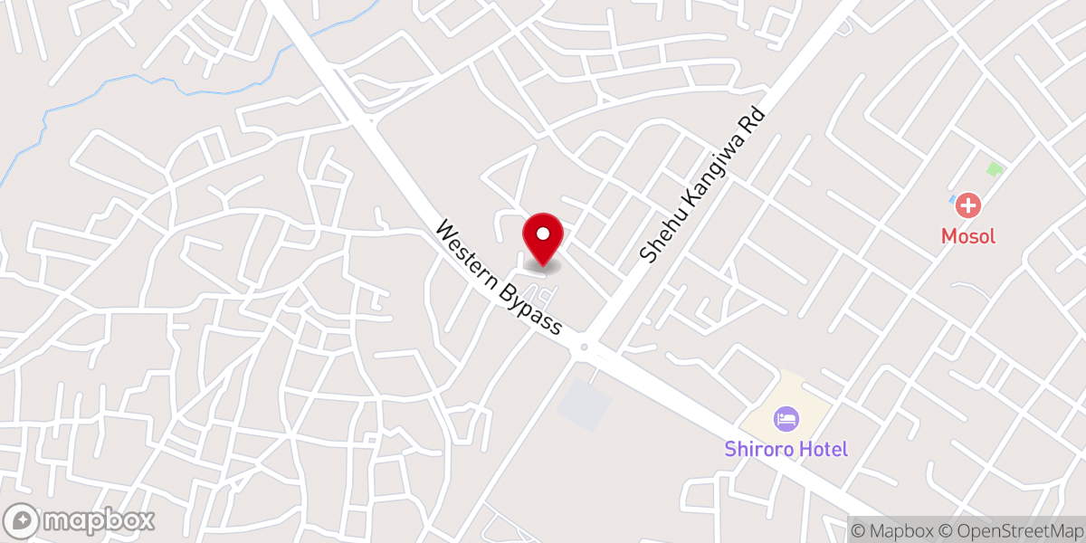 Map showing location of RCCG Corpers Lodge