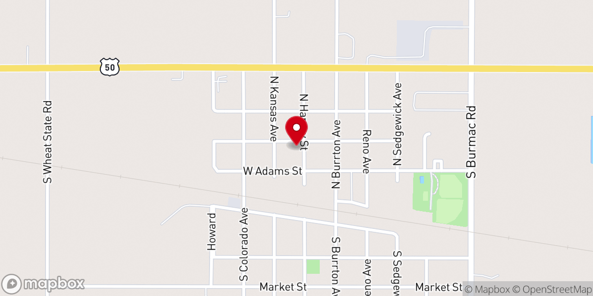 Map showing location of Faith Community Bible Church