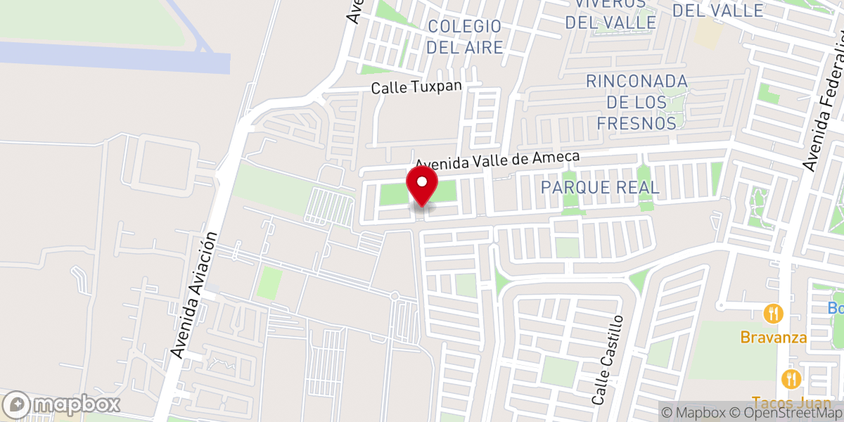 Map showing location of Movimiento Internacional De Iglesias Zapopan Jalisco