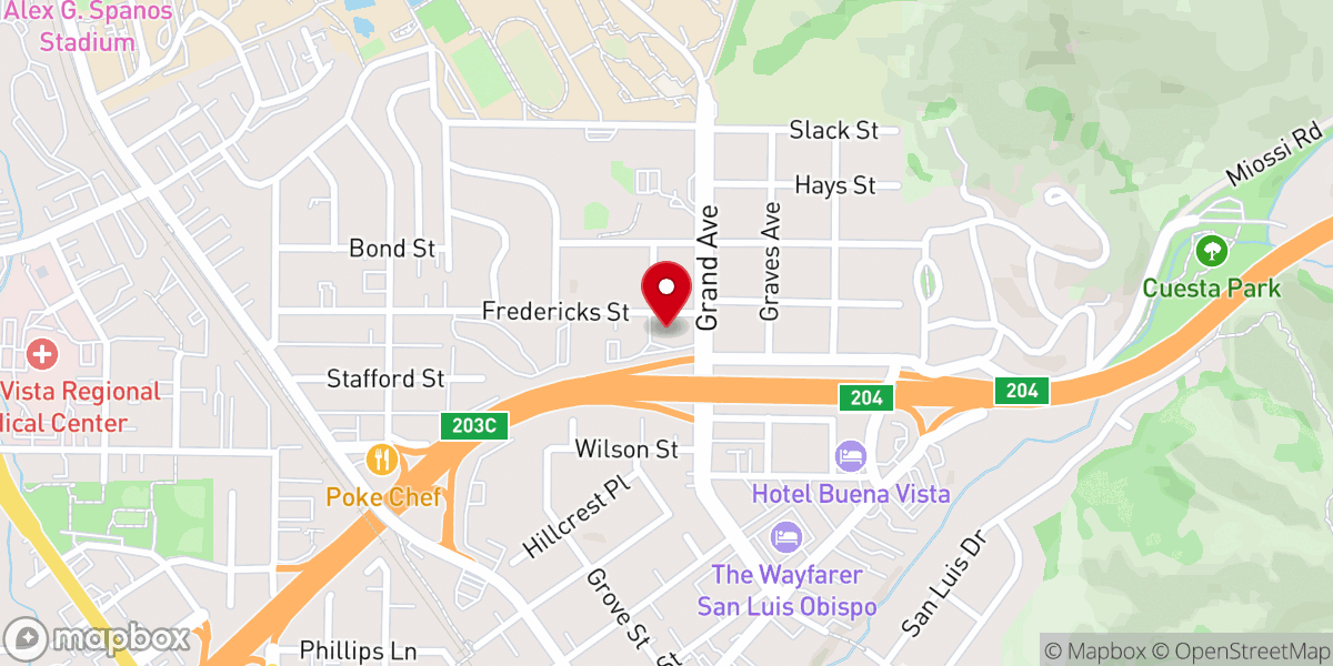 Map showing location of Mt Carmel Luthern Church Campus