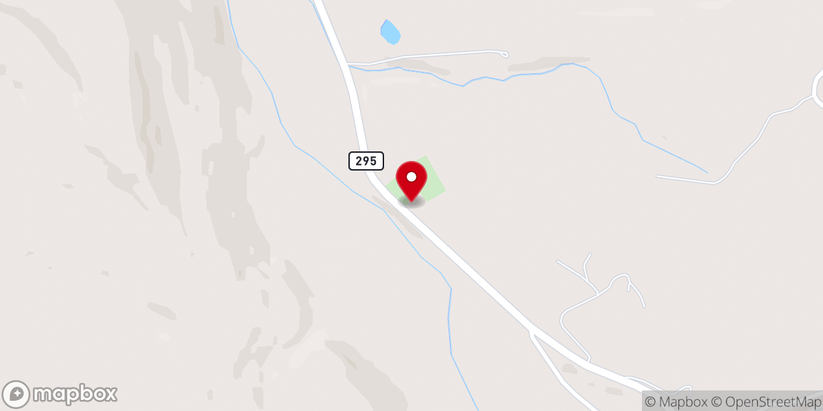 Map showing location of Drakes Creek Regular Baptist Church
