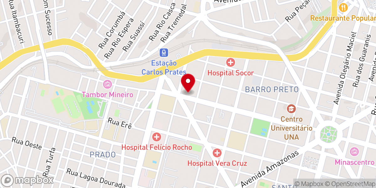 Map showing location of Igreja Batista do Barro Preto | IBBP