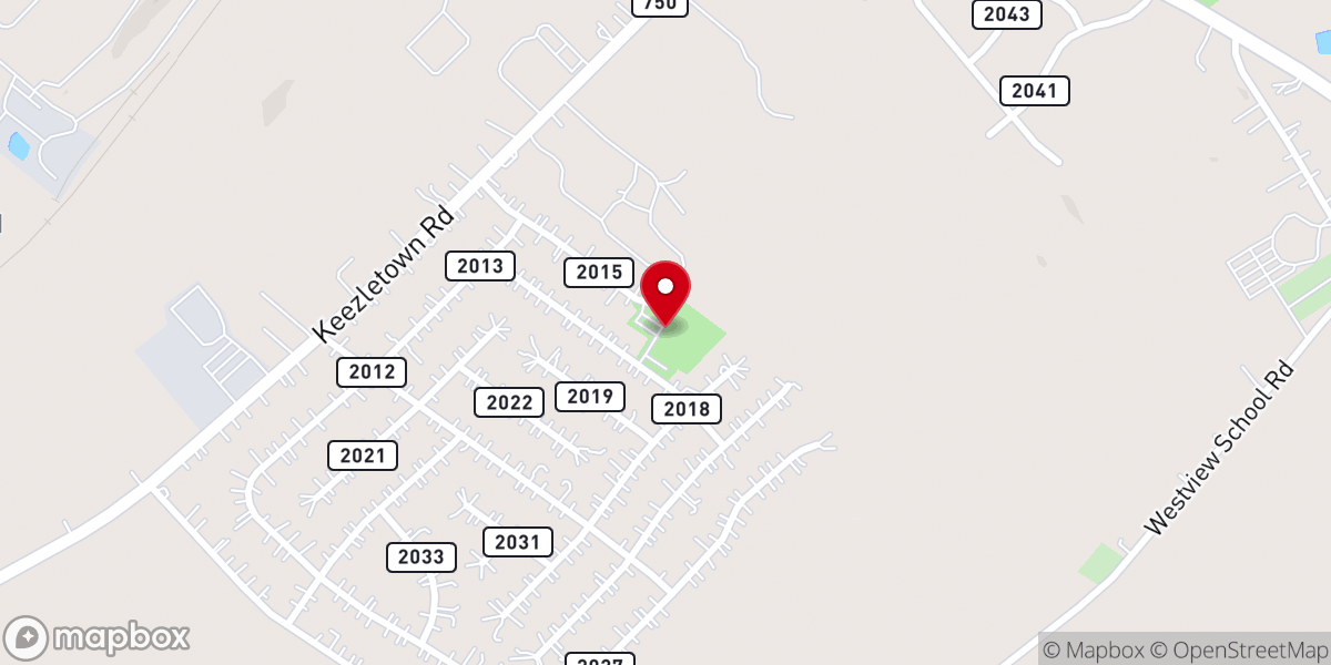 Map showing location of New Covenant Community Church