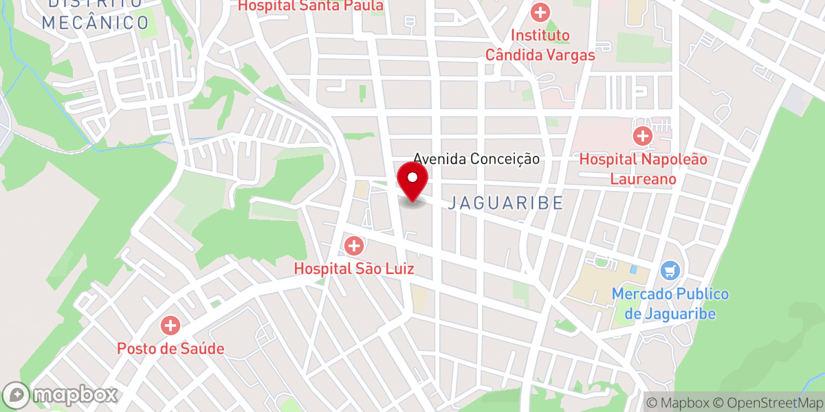 Map showing location of Paróquia Nossa Senhora do Rosário