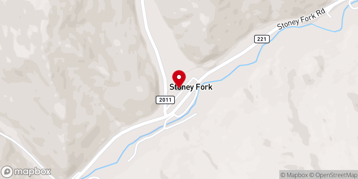 Map showing location of United States Postal Service