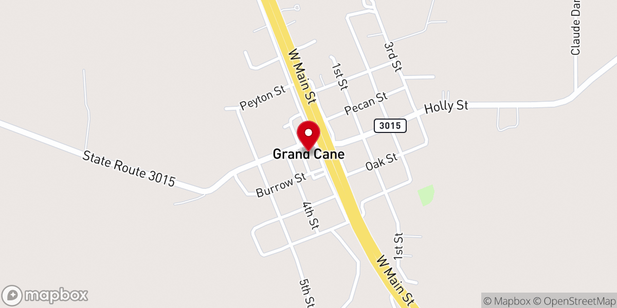 Map showing location of Desoto Arts Council Art Gallery