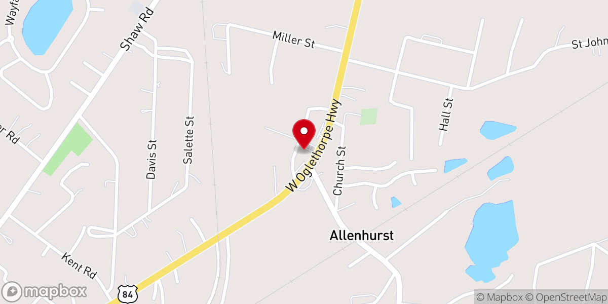 Map showing location of True Worship Praise Center Inc