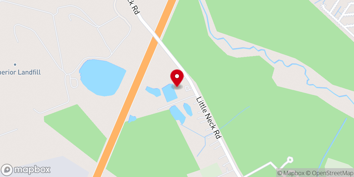 Map showing location of Southwest Baptist Church