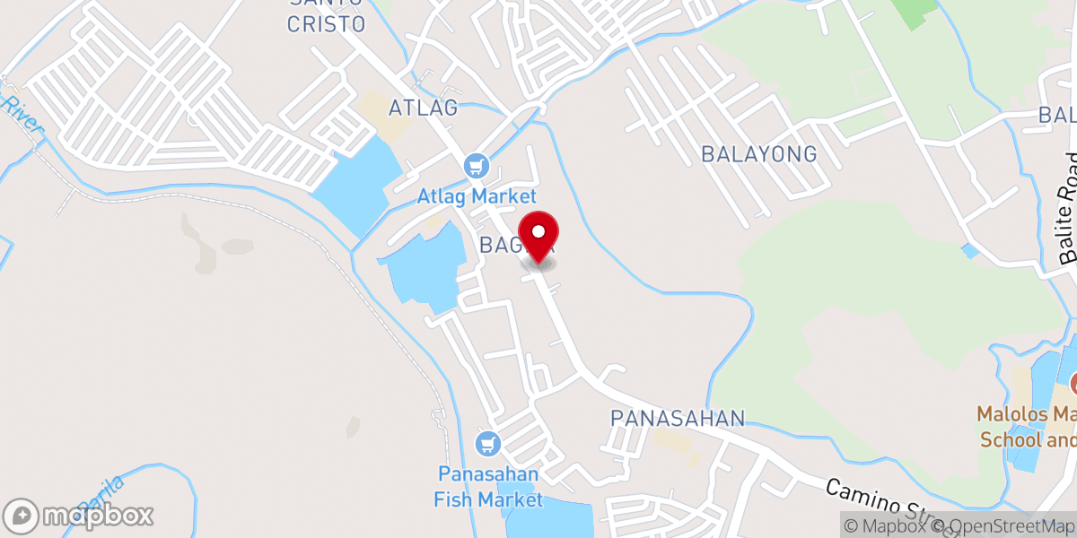 Map showing location of Place of workship
