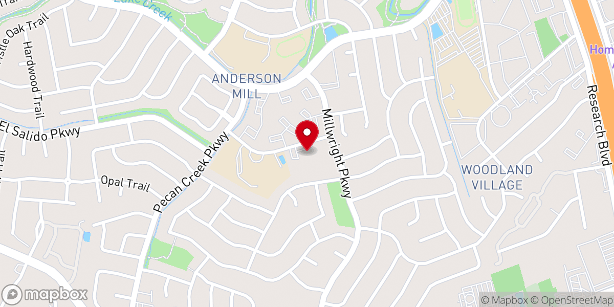 Map showing location of Grace Community Bible Church