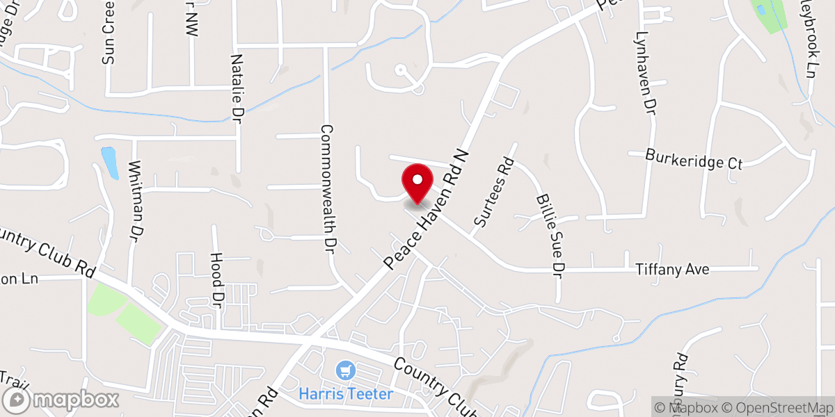 Map showing location of Church of Christ at Ketners