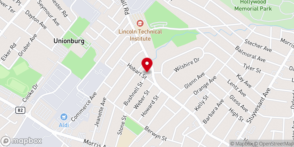 Map showing location of United Hope Seventh-Day Adventist Church