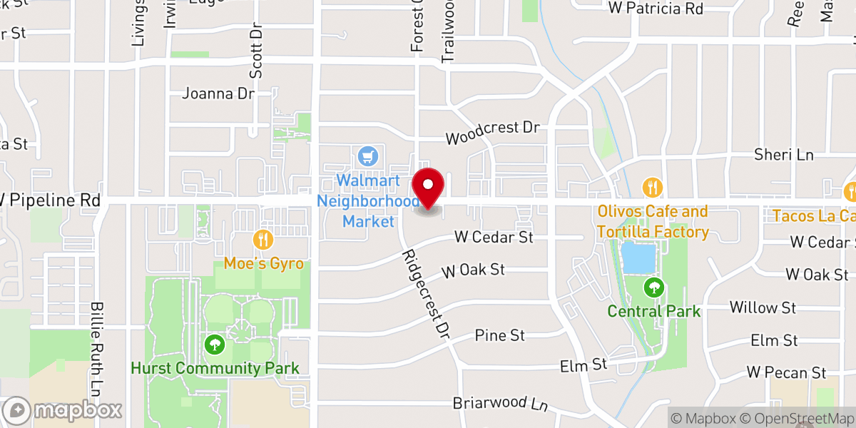 Map showing location of Pursuit Fellowship