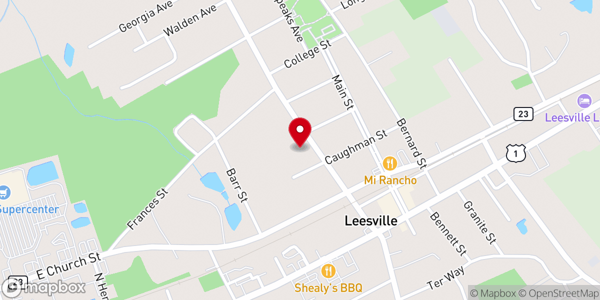 Map showing location of Wittenberg Lutheran Church Blessing Box