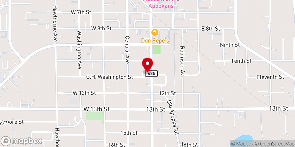Map showing location of St Paul AME Church