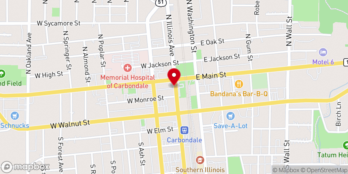 Map showing location of Door the Christian Fellowship