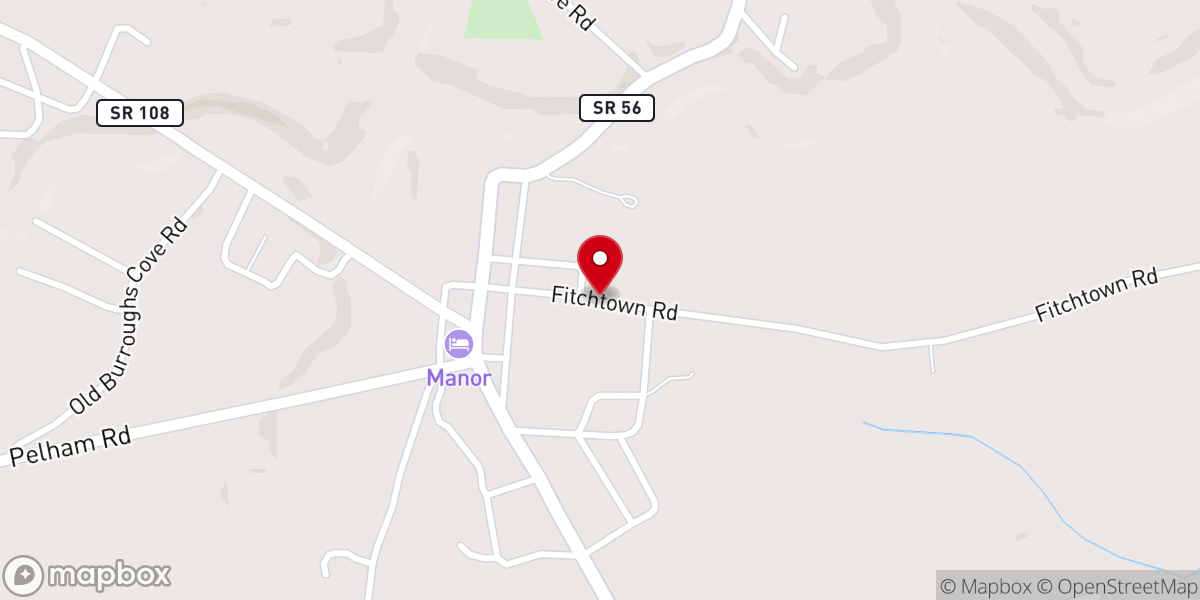 Map showing location of Altamont Church of
