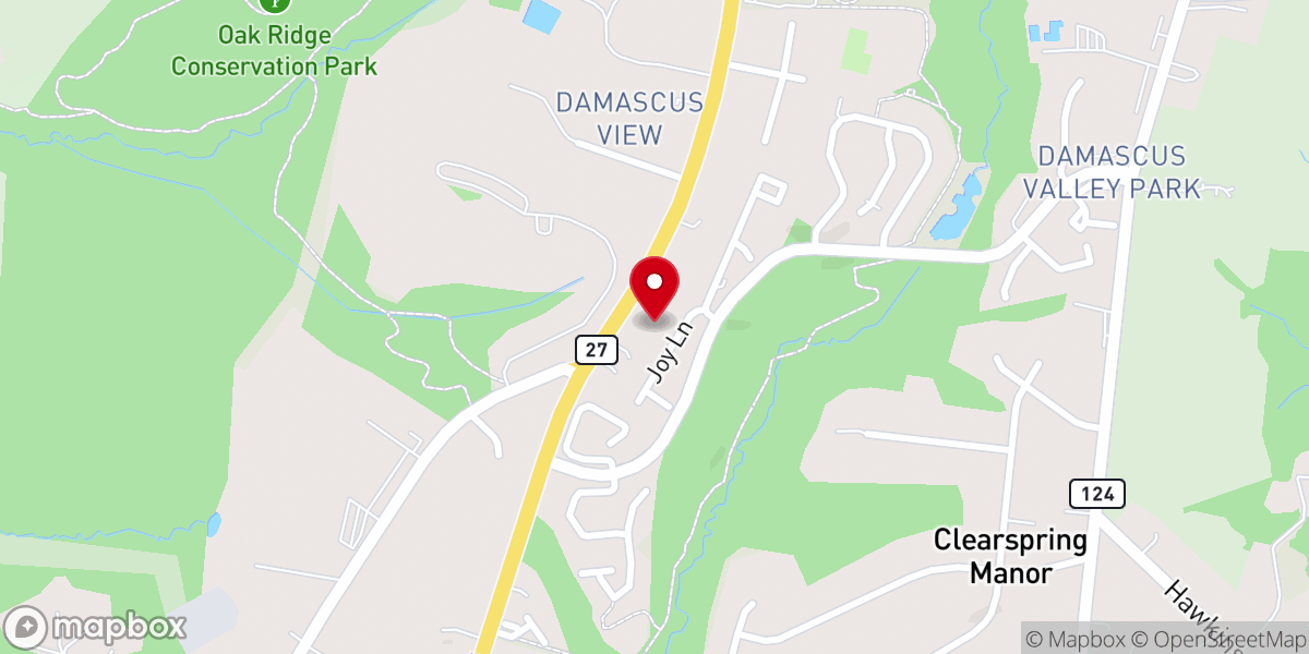 Map showing location of Evangelical Lutheran Church of the Redeemer