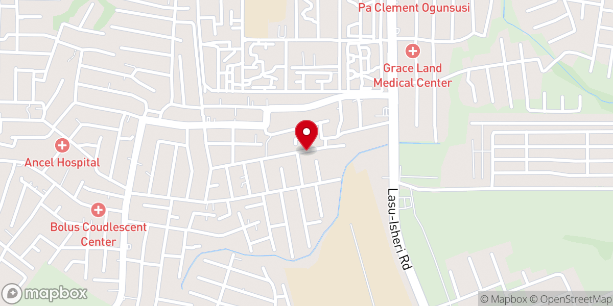 Map showing location of The Redeemed Christian Church Of God, Possibility Mega Parish