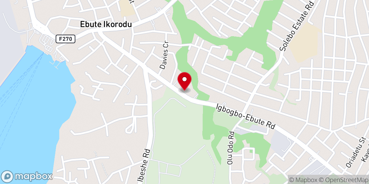 Map showing location of Joy Cometh Ministries