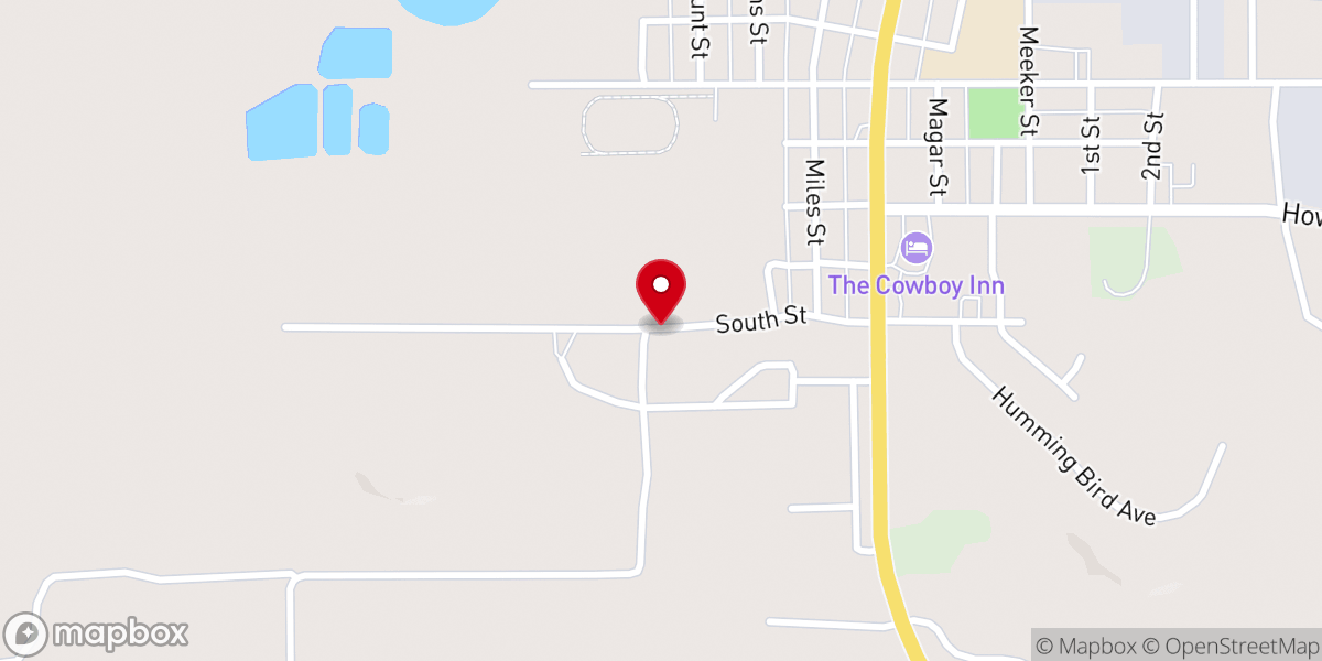 Map showing location of Snake River Community Church
