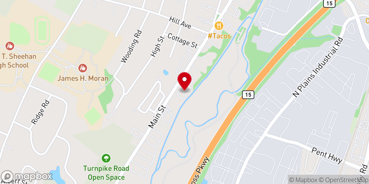 Map showing location of Agape Community Church