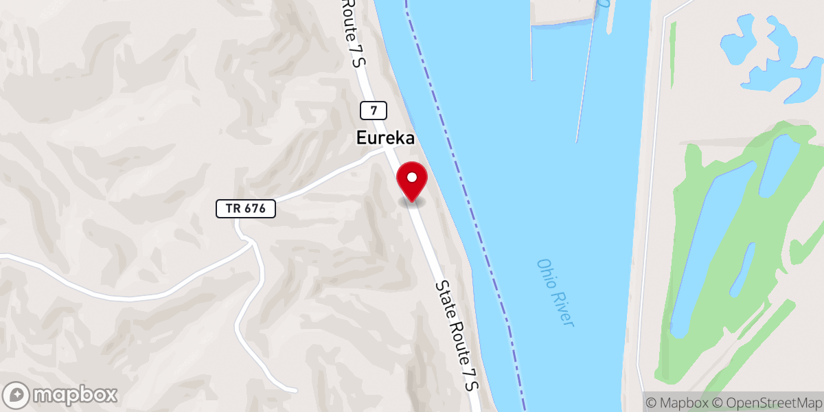 Map showing location of Eureka Church of God