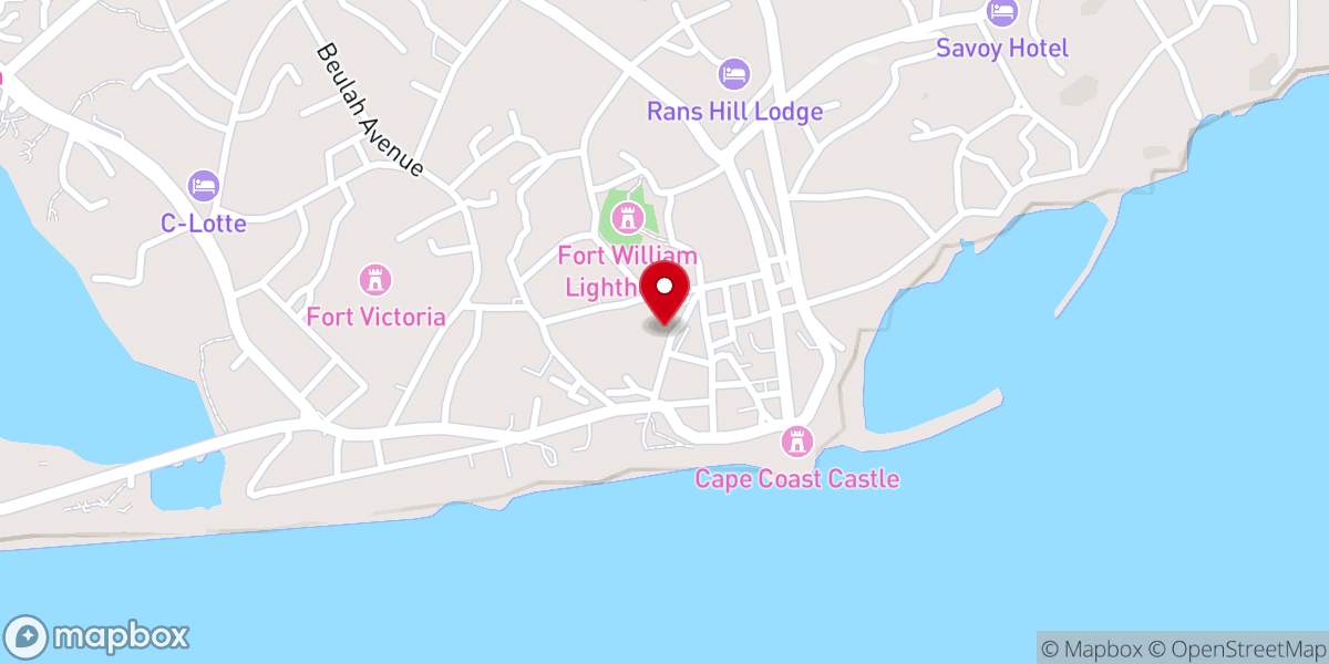 Map showing location of Parish Hall Christ Church(Anglican)Cathedral