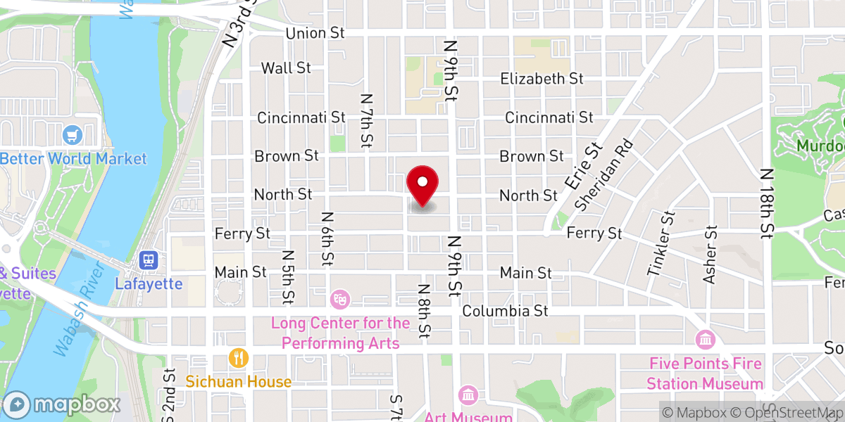 Map showing location of St. Boniface Elementary School