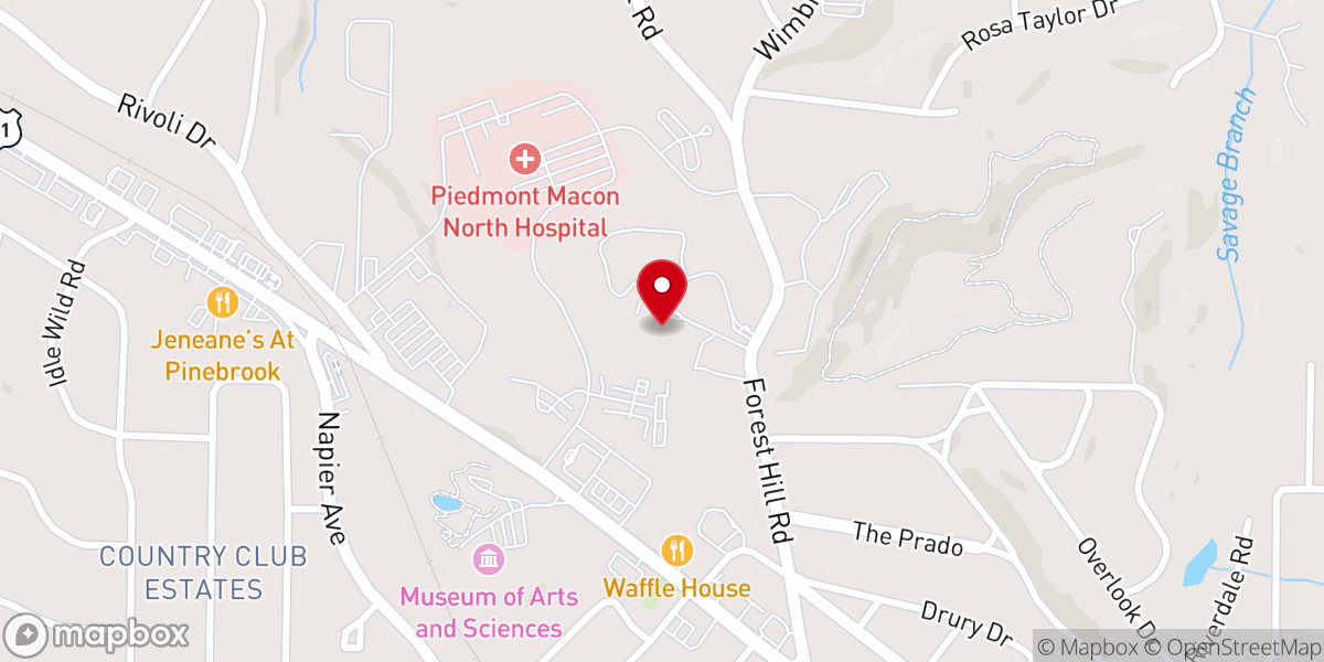 Map showing location of Saint Francis Episcopal Church