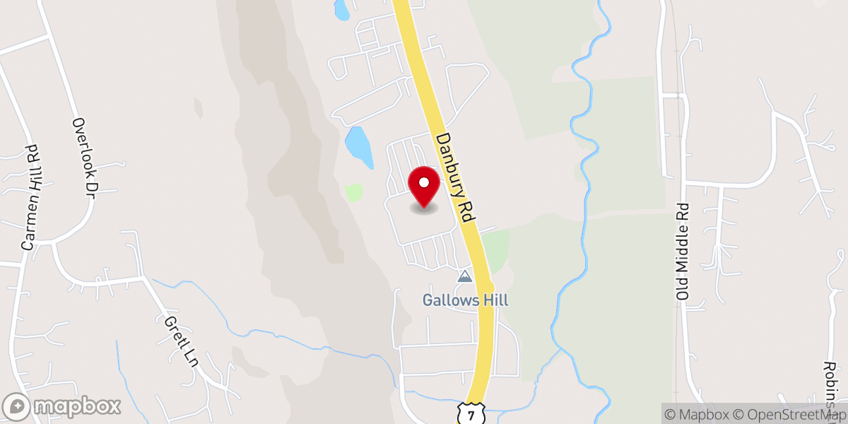 Map showing location of Faith Church