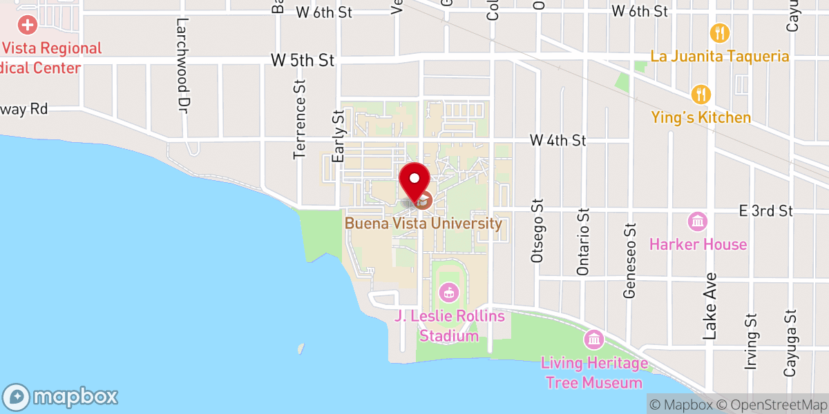 Map showing location of Victory Bell